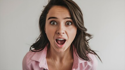 Young cute brazilian woman isolated shouting excited to front.