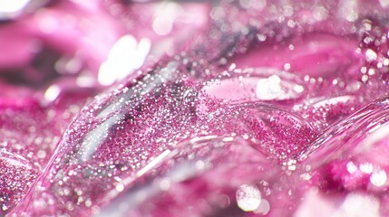 Enthralling Pink Glitter Texture.  A mesmerizing display of shimmering pink and silver glitter.  Perfect for backgrounds, wallpapers, or graphic design projects.