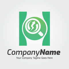 Letter H vector logo template, Colorful Letter H logo, Financial Company Logo, Financial Institute Advisors Logo Design Template Vector Icon