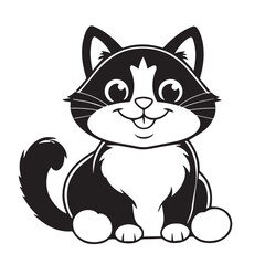 cat silhouette vector