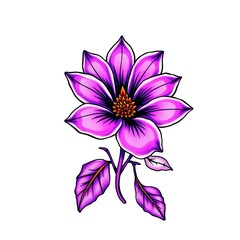 Fototapeta premium Purple flowers.