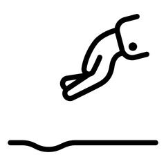 Person Swimming Icon