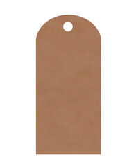 hang tag brown paper with cut out hole