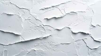 White plaster wall texture abstract. Rough pattern surface. Ideal background for design and architectural concepts. Textured material suits modern interiors and creative projects.
