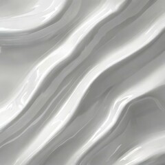 Obraz premium Elegant white fabric or surface with flowing, diffused light and subtle folds, offering a calm and neutral visual for backgrounds or decorative purposes. 