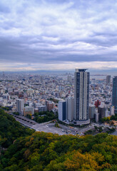 downtown city