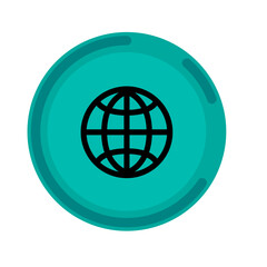 Circle Website Button