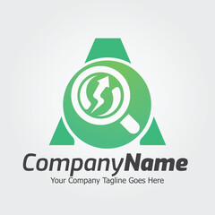 Letter A vector logo template, Colorful Letter A logo, Financial Company Logo, Financial Institute Advisors Logo Design Template Vector Icon