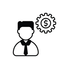 Financial Manager vector icon