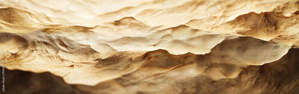 Aufkleber textured sand dunes illuminated by soft light at dusk create a stunning natural landscape in this se