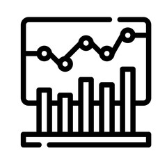 Icon Analysis Media With Style Outline
