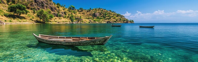 Explore the clear waters of Lake Malawi, a vibrant habitat for diverse fish species in Africa's stunning landscape