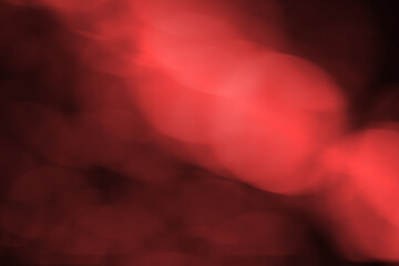 Abstract blurred red bokeh lights background