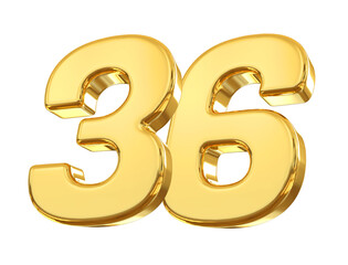 Gold Number 36