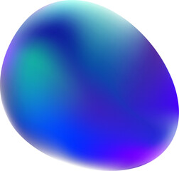 blue glass sphere