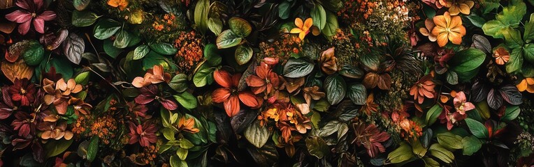 Vibrant spring garden filled with a variety of colorful flowers and lush greenery showcasing nature's beauty