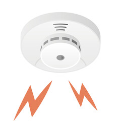 シンプルなイラスト_火災警報器