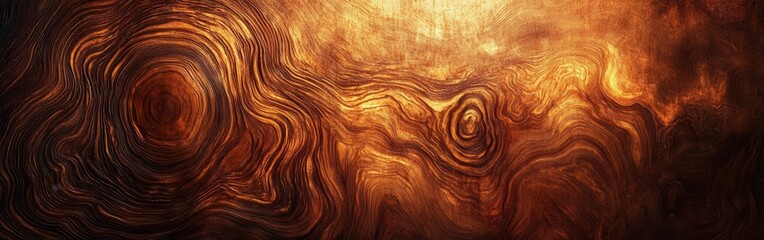 Fototapeta premium Intricate patterns of polished wood grain reveal smooth, rich textures in natural artistry