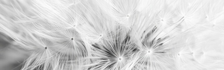 Obraz premium Capturing the delicate beauty of a dandelion puff in close-up detail during a sunny afternoon