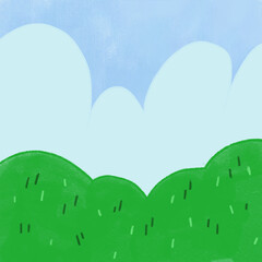 Obraz premium Cartoon background