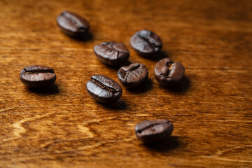 Roasted coffee beans