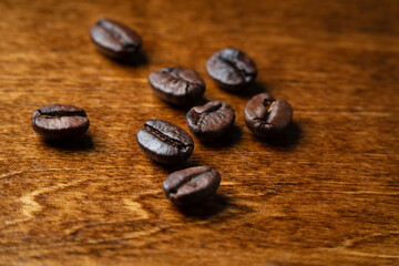 Roasted coffee beans