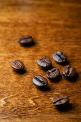 Roasted coffee beans