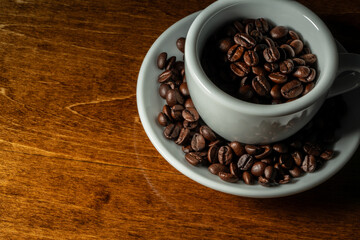Roasted coffee beans