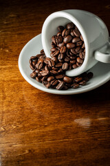Roasted coffee beans