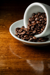 Roasted coffee beans