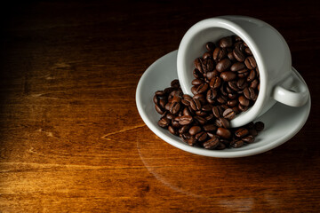 Roasted coffee beans