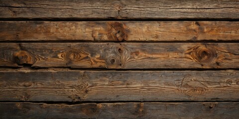 Naklejka premium Dark brown wooden plank background, wallpaper. Old grunge dark textured wooden background, The surface of the old brown wood texture.