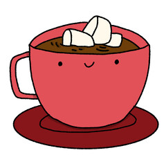 Set of cute Christmas doodles.