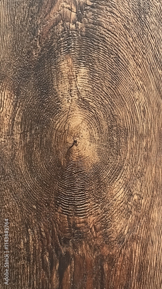 Poster close-up view of wood displaying intricate natural patina and grain patterns in warm tones and textu