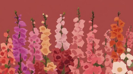 PANTONE 17-1230 Mocha Mousse Abstract Minimalist Art Decor Print Design