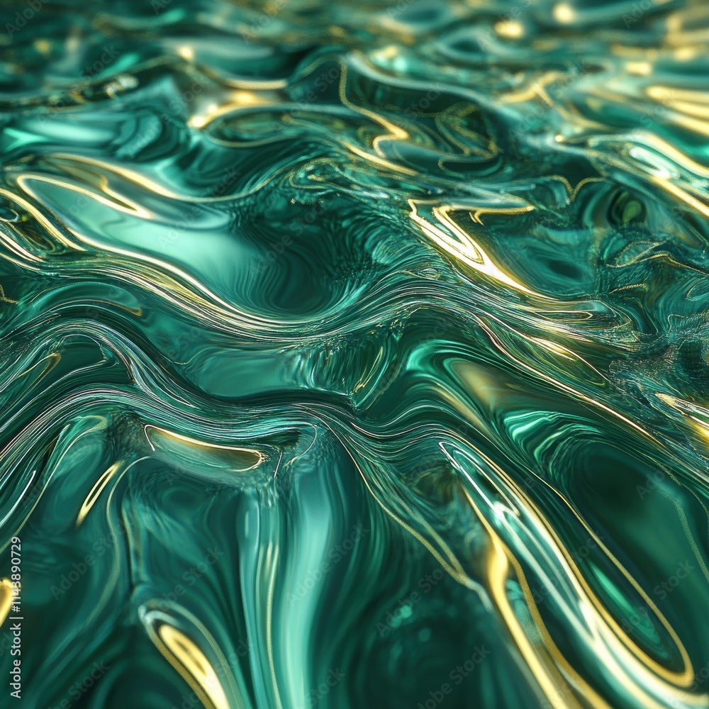Leinwandbilder abstract water quills in motion create a mesmerizing display of fluid shapes and reflections