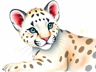 portrait of a leopard