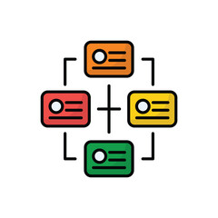 Planning Structure vector icon