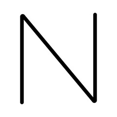 Letter N Icon