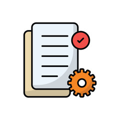 Files Management vector icon