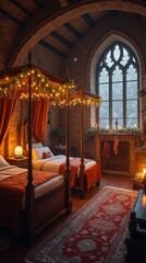 Winter Holiday Dormitory in a Magical Castle