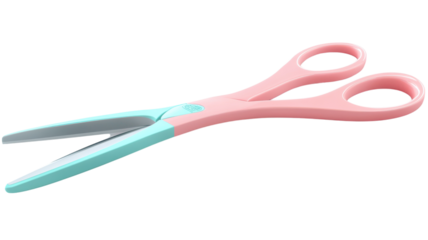 High-Quality Image of a Pair of Scissors on a White Background Suitable for Various Creative Projects and Designs Including Crafts, Education and More.