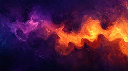 Fototapeta premium abstract black fire texture on a dark purple background 