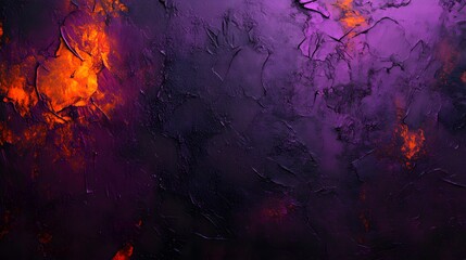 abstract black fire texture on a dark purple background	