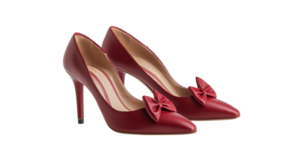 Stylish Red High Heeled Shoes Perfect for Fashion Events, Nights Out, and Formal Occasions.