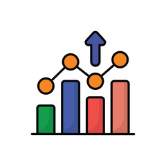 Growth vector icon