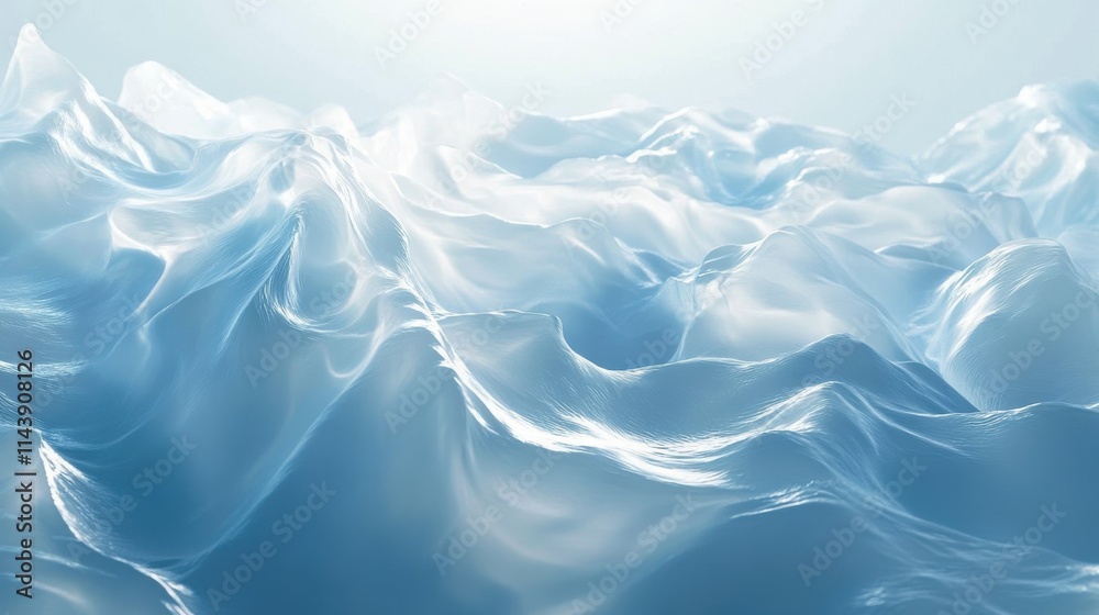 Poster abstract wallpaper featuring slow-moving water with soft waves and a serene atmosphere