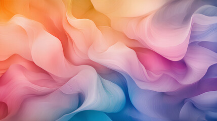 Obraz premium Colorful Abstract Background with Wavy Lines and Gradient Marbling