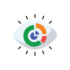 Monitoring vector icon