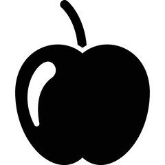 Simple vector icon apple